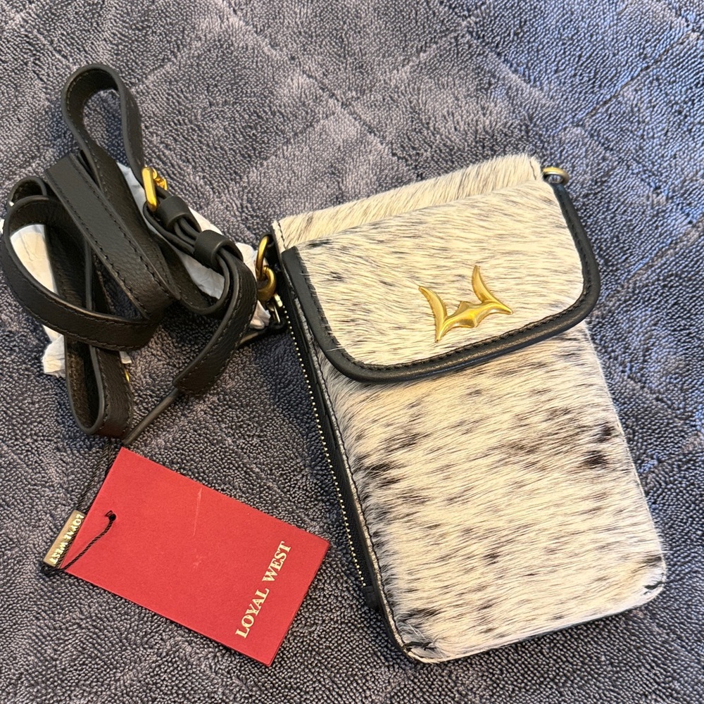 Black and White Crossbody Bag